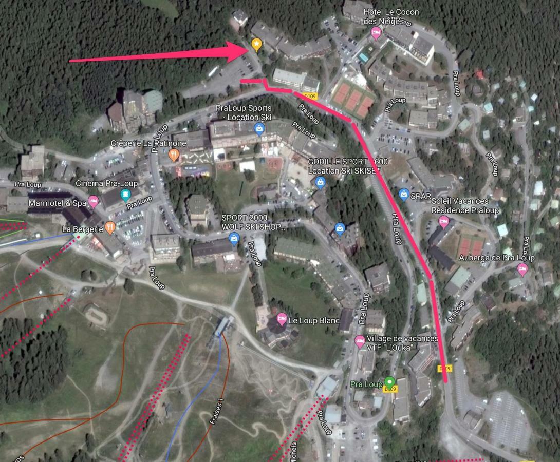 Pra Loup Appart'Hotel Eksteriør billede